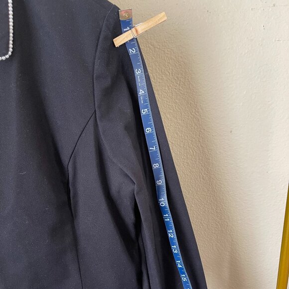 St. John Sport S Black & Pearl Designer Knit Sportcoat Timeless Classic - Picture 14 of 15